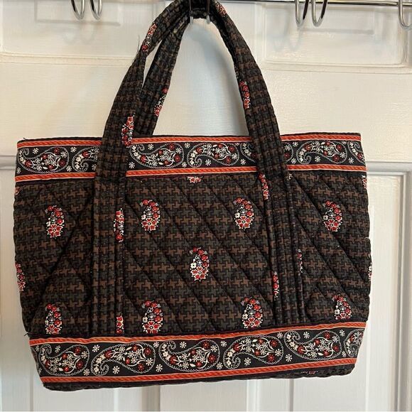 Vera Bradley small handbag (blank/brown/red) - Picture 6 of 7